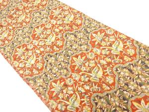 花鳥模様織出し名古屋帯